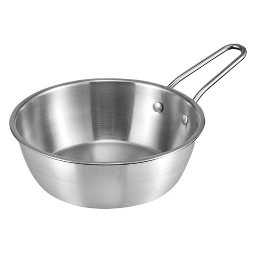 OSPIRO German quality condiment utensils golden rice wine bowl 304 stainless steel bowl with handle snack bowl Korean food restaurant 10.5cm small bowl with handle (silver)