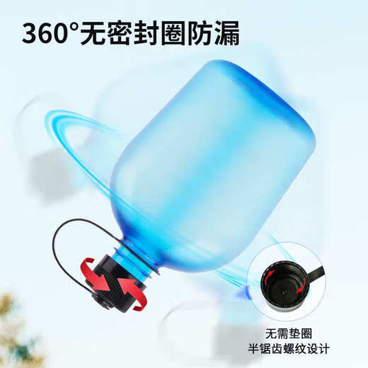 Enbaole Gene Sports Water Cup Large Capacity Outdoor Portable Plastic Military Training Fitness Water Kettle Imported in the United States 1777-9905 Military Green