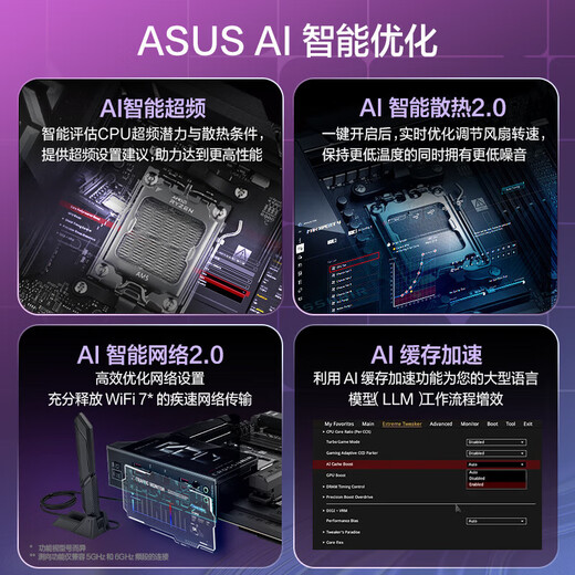 ASUS X870 X870E Placa base con AMD9000 Serie Ryzen R7 9800X33D 9950X33 CPU Tablero de placa base U Set Rog x870e Extreme R9 9900x3d sueltos sueltos