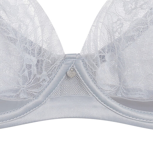 Ai Meng Unterwäsche Frauen Dessous ohne Stahlringe und kleine Brüste versammelten sich sexy Spitzennetz Bra Am17a761 Classic Black 70b