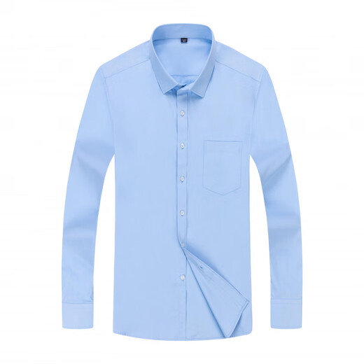 Yager Flaggschiff offizielles Geschäft Langarmiertes Hemd für Herren Frühlings- und Herbst-Baumwoll-nicht-Scenen- und Anti-Falten-Business-Business Formal Striped Plaid Professional Shirt 6621 [breite lila und weiße Streifen] 39 Gewicht 125-130jin [Jin entspricht 0,5 kg]