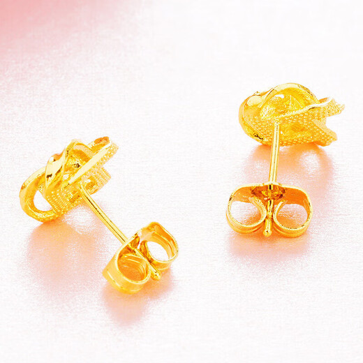 KZD Old Phoenix Ruyi Knot Earrings Retro Chinese Knot Earrings Ruyi Knot Earrings Old Fengxiang Same Style