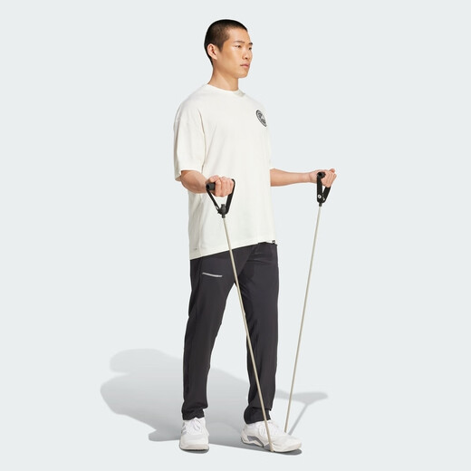 
adidas quick-drying fitness sports pants men's summer new style adidas official JM5441 black 2XL
