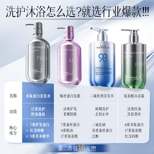 Contrôle de l'huile de grain coréen shampooing pelucy silicone sans huile anti-phase Anti-icminy acide aminé acide n ° 1 dans la liste d'or des hommes et des femmes