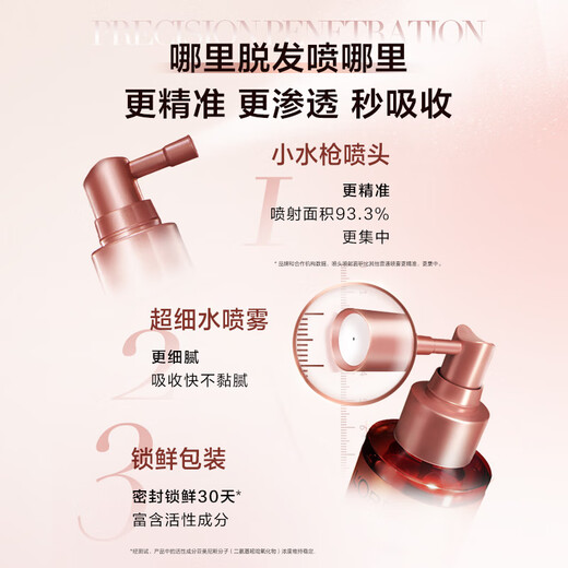 L'Oreal anti-hair loss small water gun hair care spray scalp essence nutrient solution 90ml (hair solidification and anti-hair loss)