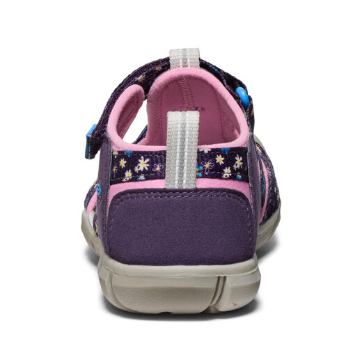 KEEN Children's toe-toe sandals and river shoes Seacamp 2 CNX lightweight, comfortable and quick-drying outdoor sports shoes Daisy/Dock 30 (12 US)
