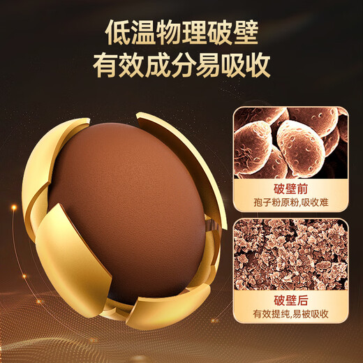 Lei yun Shang Breaking Wall Ganoderma lucidum spore puder rot ganoderma lucidum ganoderma lucidum triterpen Immunität Verbesserung Ernährung Erholungsprodukte Tonik [hohe kostengünstige] 1g*100 Bags*4 Box Geschenktüten