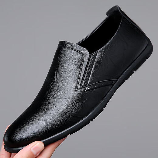 2025 zapatos de gorro de hombres nuevos zapatos casuales zapatos de conducción para hombres zapatos de pies perezosos zapatos de pedal para hombres soltero 9710 amarillo 42
