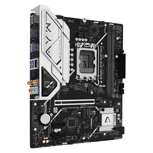 
Asus (ASUS) B760M-AYW WIFI D4 II Ouch Feed Motherboard Support CPU 13600KF/13400F12600KF (Intel B760/LGA 1700)