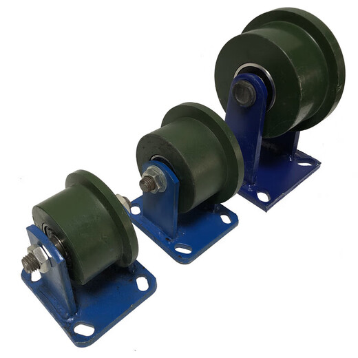 Roue d'athlétisme à face / Type T Poulle de piste / trains Poulle de métro / poulie de rail léger / Alevateur de carreaux Poulleuse / roue lourde G2SC 12045 # Type T pondéré en acier (y compris support)