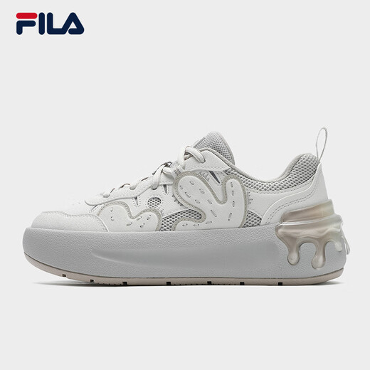 Fila Damenschuhe Kakteen moderne Schuhe Herbst neuer Kaktus bequem und modische lässige Schuhe dicke Schuhe weißer mittelweißer Weiß/Pilz grau-ba 38