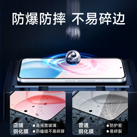 KOOLIFE upgraded anti-shattering edge suitable for Honor 400 tempered film Honor Honor 400pro mobile phone protective film full-screen glass covering ultra-thin high-definition anti-fall and anti-fingerprint