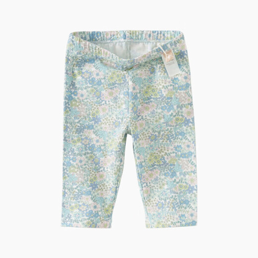 
David Bella children's cropped pants girls antibacterial anti-mites and anti-mites for girls baby summer casual pants
