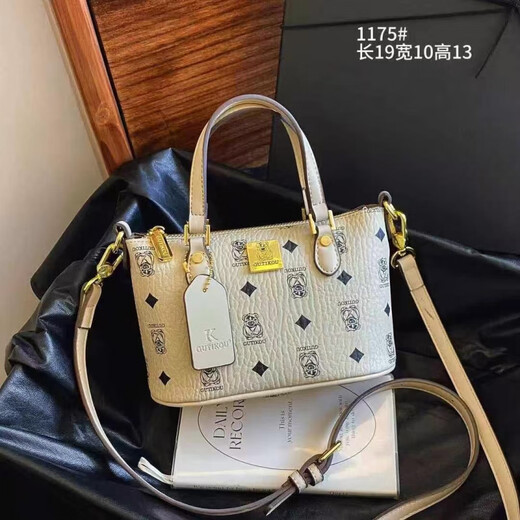 Dafeili Gutiko Nischendesign Handtasche Frauen 2025 Neue Mode gedruckte Schulterschalenbeutel Exquisite Internet Promi Brown Brown