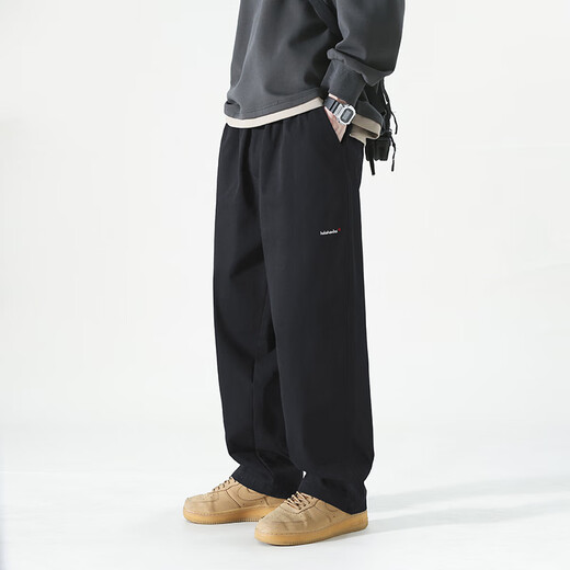 Uniqlo uniqlo reine Baumwoll-Arbeitshose für Männer Sommer Dünne japanische Modemarke Schöne lässige, lockere große YHK9215 Military Green M _90-110Jin [Jin gleich 0,5 kg] kann getragen werden