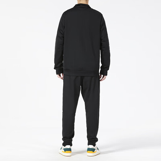 Adidas's Men's Autumn and Winter Sports, entrenamiento de fitness, una cómoda chaqueta de cuello transpirable, pantalones casuales, H46101+GK9226/XL simple y de moda XL