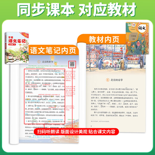 2025 Spring 24 Autumn Gancheng Chinese Notes First Grade Second Grade Third Grade Fourth Grade Fifth Grade Sixth Grade Volume 1 and 2 PEP Class Notes Synchronous Textbook Preview Key Knowledge Explanation 12346 Preview Review Chinese Notes First Grade