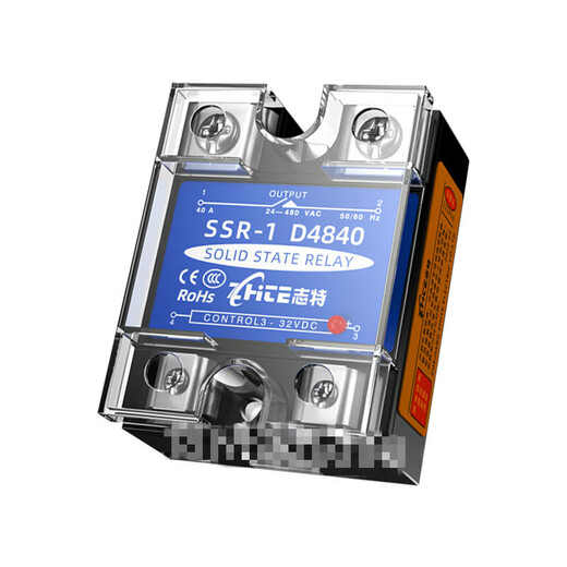 Relais à l'état solide monophasé 10A / 25A / 40A / 60A / SSR-1D4840 AC contrôlé par CC 24V220V380 AC CC-AC contrôlé par DC contrôlé par DC
