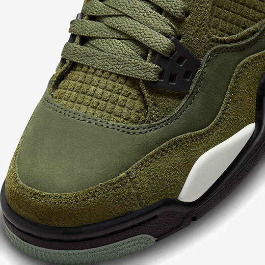Nike Air Jordan 4 Retro GS AJ4 Olive Green Big Children/Женские ретро-баскетбольные туфли [Trend] FB9928-200 38,5