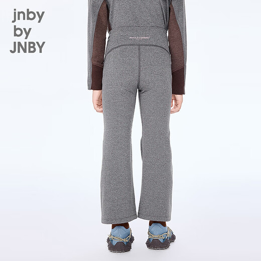 jnby by JNBY [Sports Series] New Jiangnan Cloth Children's Clothing Leggings Flat Pants 25 Autumn Girls 1P8E11950 072/Medium Miscellaneous Gray 120 cm