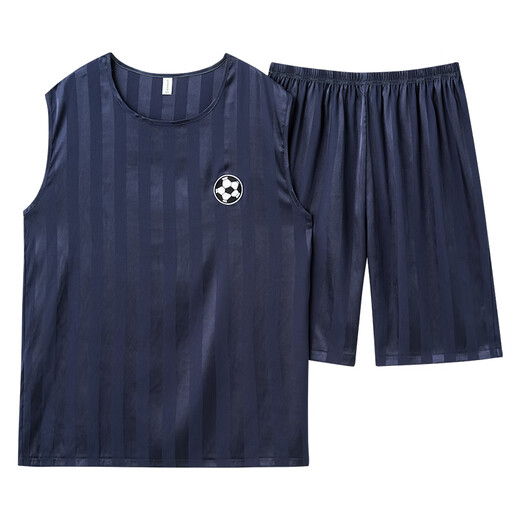 Muji com Mujis gleichen großgröße Pyjamas für Männer-Weste ärmellose 2025 NEUER SOMME SEIM SIMM COOL Dünnstil mit mittlerem Grün [ICE SILDE HELEVELESSOSE-Anzug] Q9903 M Männer [85-100jin [Jin gleich 0,5 kg]]]