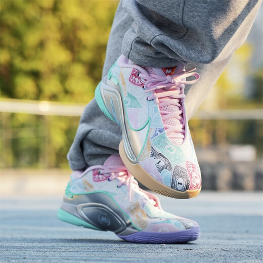 耐克（NIKE）男鞋 Lebron21 勒布朗詹姆斯21代气垫战靴实战训练缓震运动篮球鞋 FZ1098-100白绿粉蓝/22代 40.5