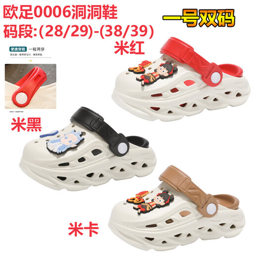 Boys and girls Croc Shoes Children's New Summer 2025 Soft Sole Anti-Slip Sandals Beach Shoes Boys Slippers Kids Large Mika 38