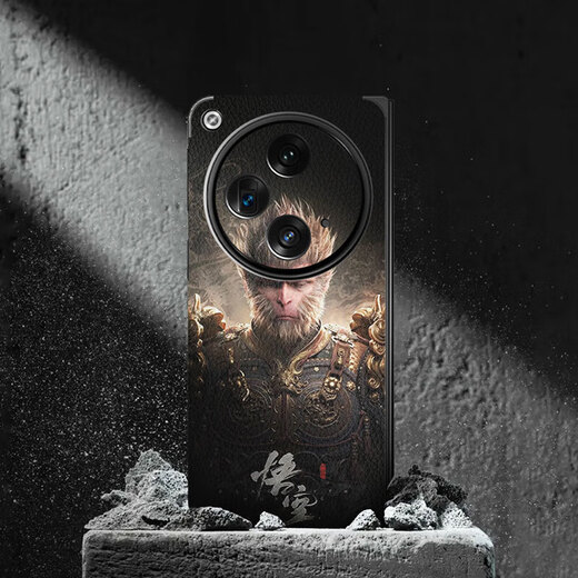 Yingtang Black Myth Wukong es adecuado para Oppofindn2 Teléfono móvil FindN3 FindN3 Matte A12593M Lente de máscara trasera de inclusión completa de cuero Oppofindn2