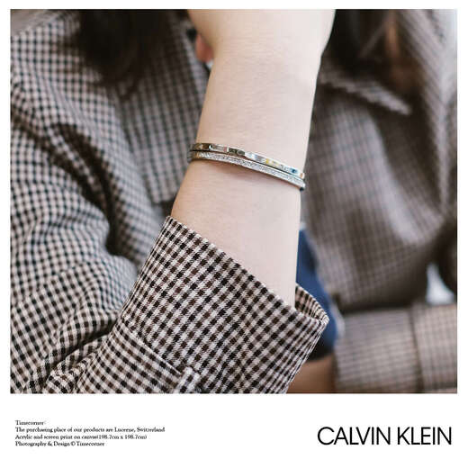 Chili CK bracelet for women rose gold baby's breath niche design light luxury high-end men's couple gift fashion design silver plain ring xs