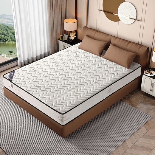 
Yejuchu Hilton Simmons mattress 1.8*2m silent spring mattress 20cm thick coconut brown mattress latex mattress classic alpaca suede fabric [Healthy Ridge 20CM] 1350mm*2000mm