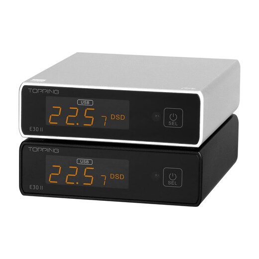 TOPPING E30 II Lite audio decoder AK4493S fever DAC hard decoding DSD512 desktop decoder E30II lite black