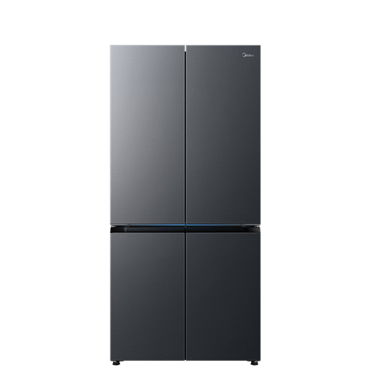 Midea Xiongdundun Pro 601 liter cross four-door flat screen fully embedded ultra-clean technology automatic ice making, taste and freshness preservation home smart large refrigerator BCD-601WUSIGPZM star magnetic gray