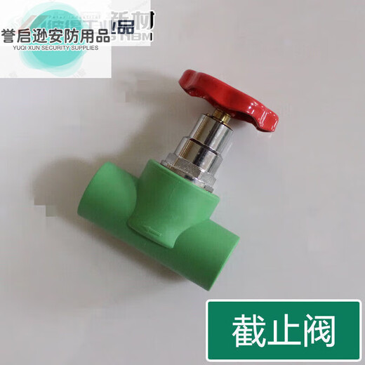 Pipe industry PPR hot and cold water pipe 25/20 stop valve 4 minutes 6 minutes 1 inch accessories main switch valve gate valve 25 stop valve 10 pieces