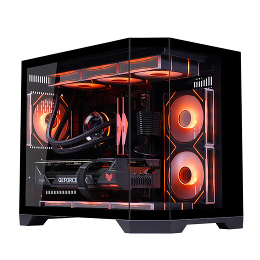 Wanjiagu Yongzhe MINI white (no A-pillar) computer case desktop MATX sea view room 240 integrated water-cooled full-side transparent ITX desktop Dreamer black (MATX motherboard/360 water-cooled position)
