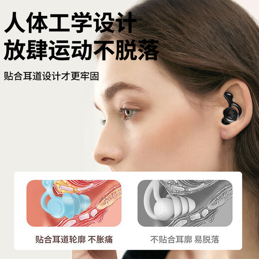 
ZOCI earbuds for noise-proof sleeping noise reduction sleeping special super sound insulation without damage ears and noise-proof factory noise-proof [2 to 4 packages] Three-layer noise reduction washable black