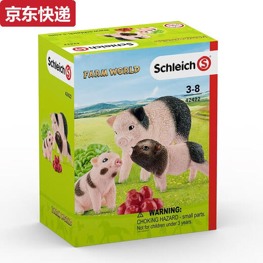 
German Schleichs simulated animal model farm series poultry, livestock, small animals, hens, male farmers, sheep, 13882