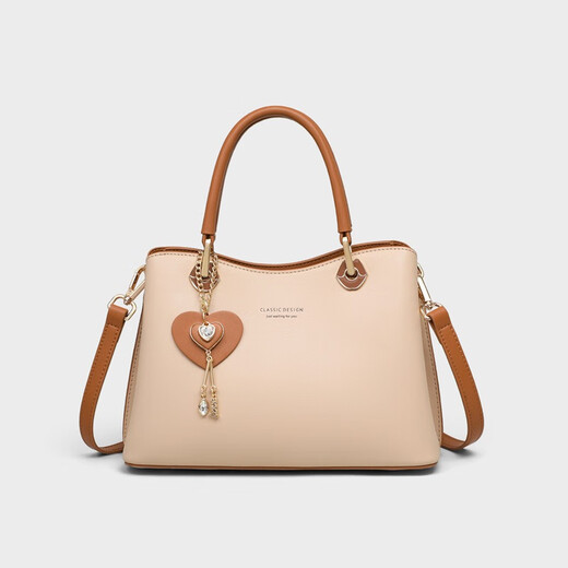 Anysmic Offizielle authentische Tasche Luxusmarke Frauenbeutel 2025 Neue Handtaschen Umhängetasche Frauenbeutel für Freundin Frau Milk Tea Schalststil [Geschenkbox Verpackung]
