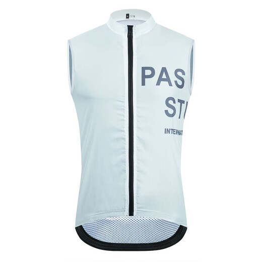 Quick-drying vest team version cycling jersey men's windproof cycling vest rainproof waterproof breathable sportswear black PAS vest XS
