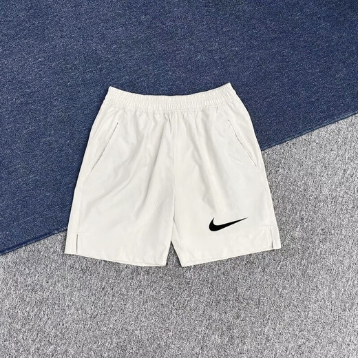 NBA Kids-nike Summer Thin Ice Silk Sports Shorts Woven's Woven Séchure lâche et décontracté Fitness Training Basketball Four [blanc] 983-Purple L