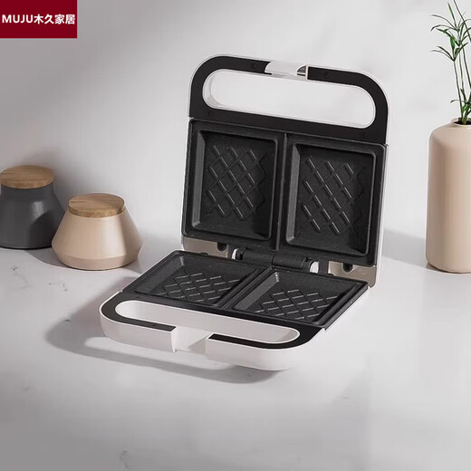 Germany imported double plate sandwich breakfast machine household multi-functional waffle light food machine small bread machine white basic model