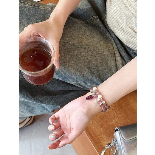 
Original is spring grape bobo bracelet strap Huawei bracelet 1098Fit4pro321 Women's summer new model Small size grape bobo bracelet suitable for hand circumference 1 Huawei bracelet 10/9NFC silver connection
