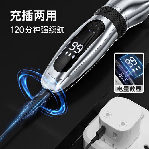 Oaks Oaks Teddy Shaving Artifact Special Dog Clipper for Puppy Shearing Barbering Tools Pet Shaver Preferred Package Three (Send Spare Head)