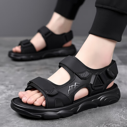 Rankdavey Light Luxury High-End-Marke Sandalen Männer 2025 Sommer Neuer Modetrendsport und Freizeitstrandschuhe für Männer, HHS9230 Green 40
