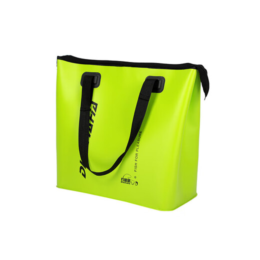 Portable fishing gear bag fish protective bag extra large capacity fishing gear storage waterproof fishing bag portable fishing gear bag fluorescent green