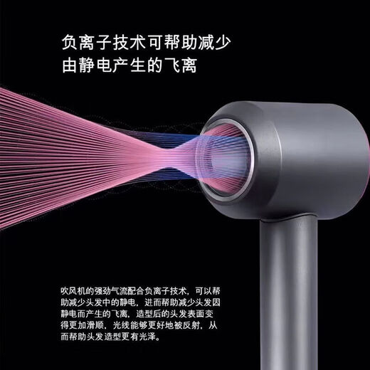 Selected Laifen Huaqiangbei leafless hair dryer high-speed silent negative ion high-power non-damaging hair care hair dryer gift Macaron single nozzle
