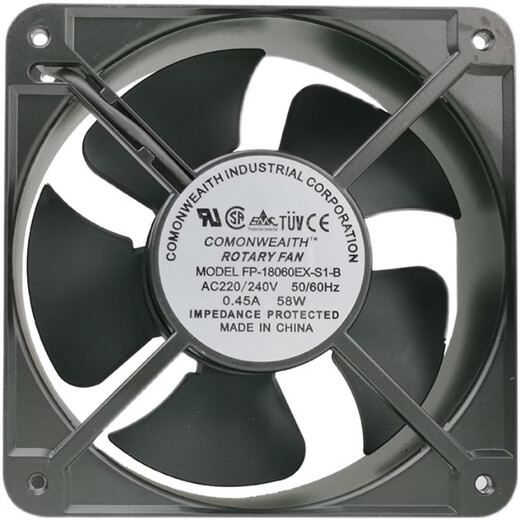 CLCEY Sanhui 15051 small axial flow fan 220V electric cabinet electric box welding machine 1251 industrial ventilation and heat dissipation fan FP-108EX-S1-S oval 1725 oil-containing