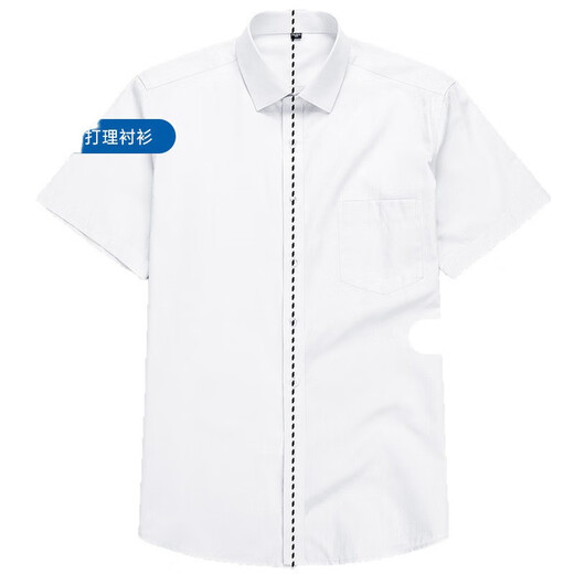 CEO Yageor 2025 summer new cotton men's short-sleeved shirt for young people fashion casual solid color light business shirt DX6626 38