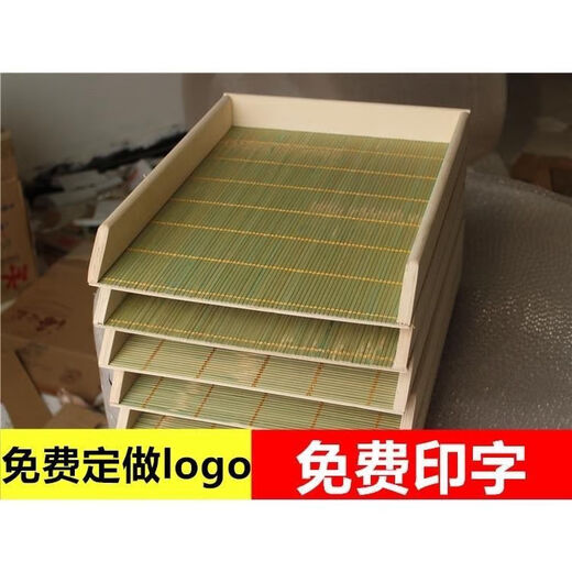 Hanboko customized dumpling tray bamboo wooden dumpling tray refrigerator freezer stacked dumpling tray dumpling curtain dumpling curtain dumpling box bamboo wood length 60 width 40 height 4cn