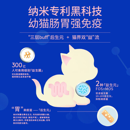 Lan's hunting bird squab multi-fold protection full-price cat food for juvenile period 15kg freeze-dried raw bone meat cat food for cat owners Lan's squab juvenile period full-price cat food 1.5Kg