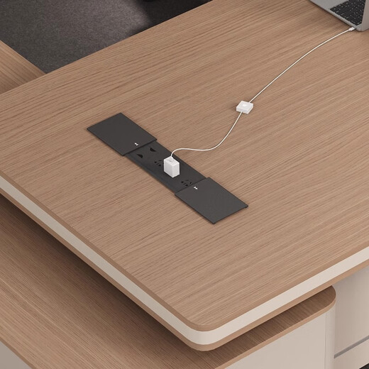 Shu Sheng Light Luxury Boss Desk Simple Modern Chairman President Desk Executive Desk Manager Office Combination Large Table 2.0 Meter Boss Desk